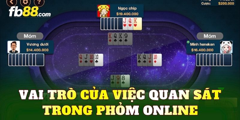 Vai trò của việc quan sát trong phỏm online