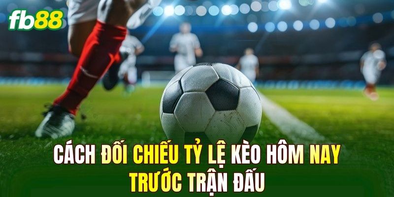 Cách đối chiếu tỷ lệ kèo hôm nay trước trận đấu