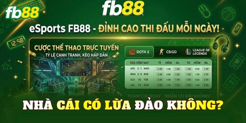 Nhà cái có lừa đảo không?