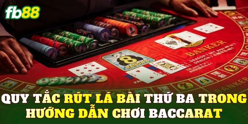 Quy tắc rút lá bài thứ ba trong hướng dẫn chơi Baccarat