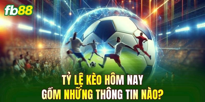 Tỷ lệ kèo hôm nay gồm những thông tin nào?